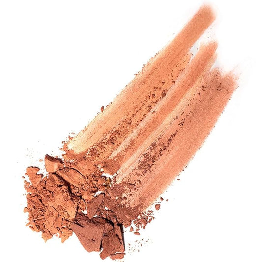 Ere Perez - Natural Rice Powder Blush + Bronzer Duo | Buildable, Breathable, Oil Absorbing, Medium Coverage | Vitamin E, Chamomile | Vegan, Cruelty-Free, Clean Beauty (Roma)