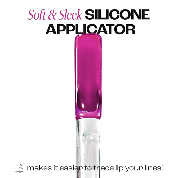 Rouge Star Plumping Lip Tattoo (0.17 oz) - 72-HR Long Lasting Waterproof Peel Off Lip Stain - Extreme Lip Plumper Transfer-Proof, Non -Sticky Hydrating Matte Lip Tint Tattoo (Plum Berry)