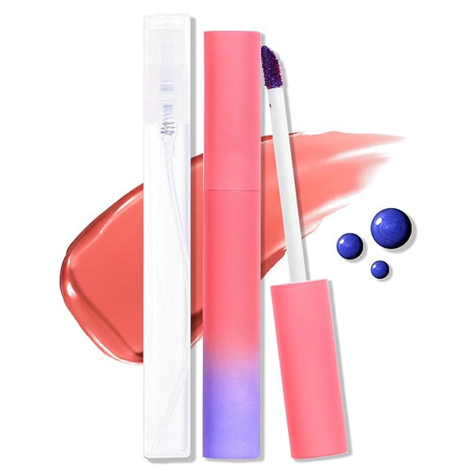 Erinde Peel Off Lip Stain Masque, Waterproof Tint, Long Lasting & Transfer Proof Makeup, Matte Finish Highly Pigmented Color Tattoo, 01 Coral Pink