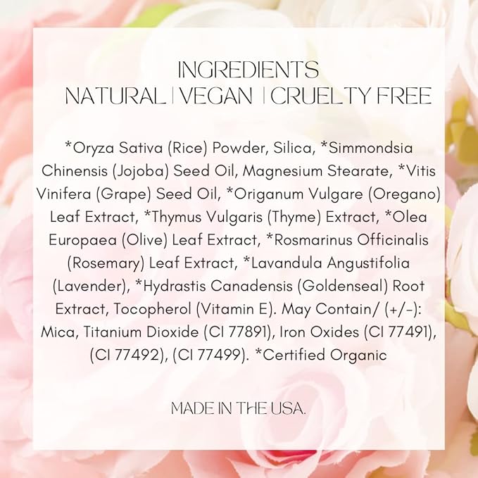 Mom's Secret 100% Natural Matte Bronzer Makeup, Organic, Vegan, Cruelty Free, Made in the USA, 0.42 oz. (Touch of Sun)