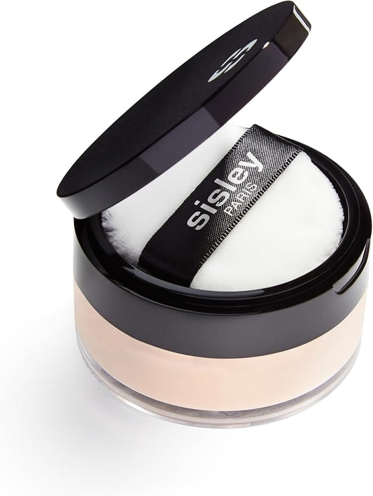 Sisley Paris Phyto-Poudre Libre, 2 Mate - Beauty-Enhancing, Ultra-Light Loose Translucent Powder - Mattifies Skin & Sets Makeup - All Skin Types - Includes Velvet Powder Puff