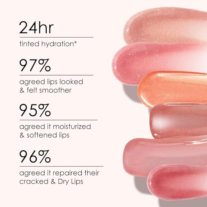 CATKIN Tinted Lip Balm Glitter Lip Stain Ultra Hydrating Lip Moistrurizer Chapstick with Vitamin E Nourishing For Cracked & Dry Lips 0.12 oz C12 Sirius - Golden Brown