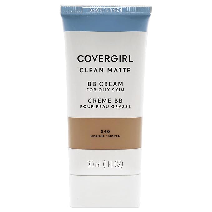 COVERGIRL Clean Matte BB Cream For Light & Medium Skin, Oil-Free, 2-Pack