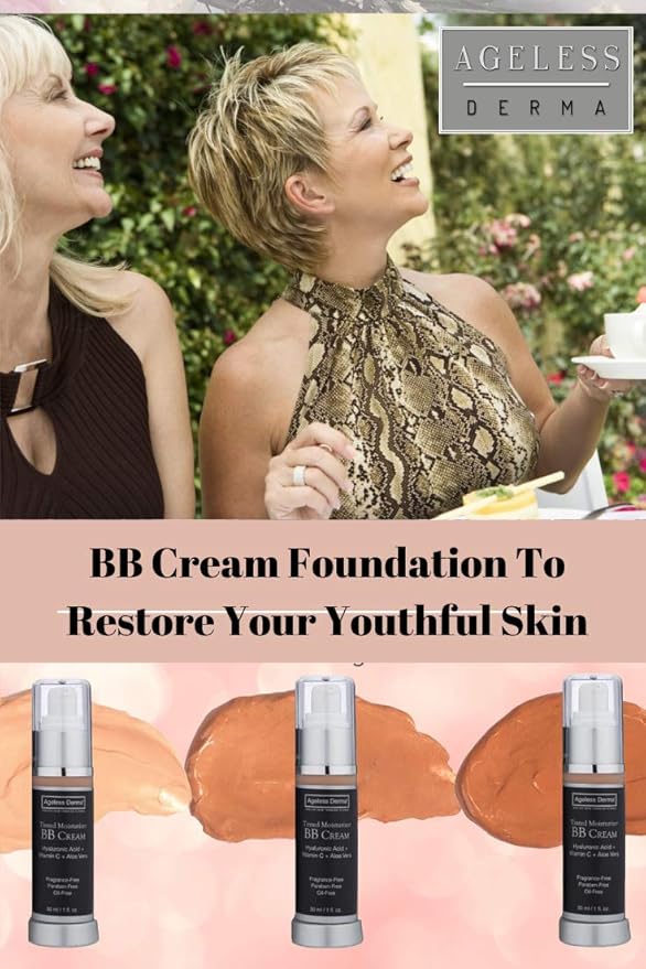 BB Cream Tinted Moisturizer with Hyaluronic Acid and Vitamin C … (Light)