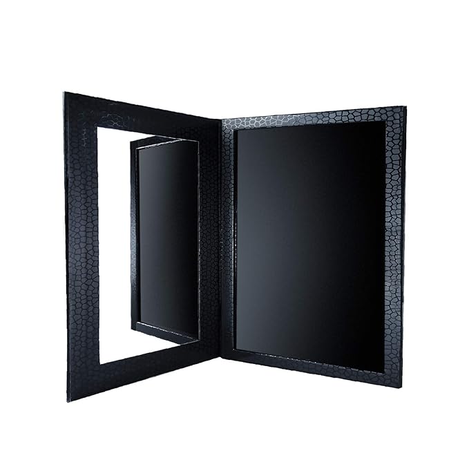 Allwon Magnetic Palette Empty Makeup Palette with Mirror for Eyeshadow Lipstick Blush Powder (Black)