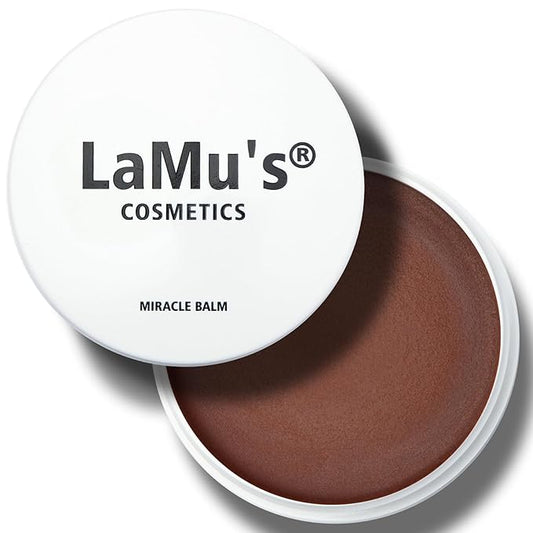 Lamu's Cosmetics Moisturizing Miracle Balm, Multi Glow Balm,Face Blush Cream Blush for Cheeks,Radiant Finish, Hydrating,Natural Glow 50g/ 1.75 Oz (BRONZE)