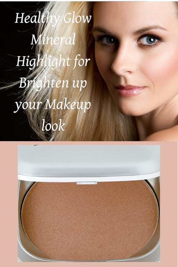 Healthy Mineral Highlighter powder Makeup. Vegan-Gluten and Paraben Free (Bronze)