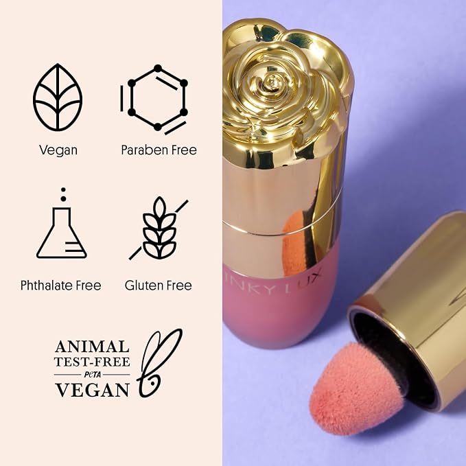 Winky Lux Cheeky Rose Lovely Liquid Blush and Nova Liquid Highlighter
