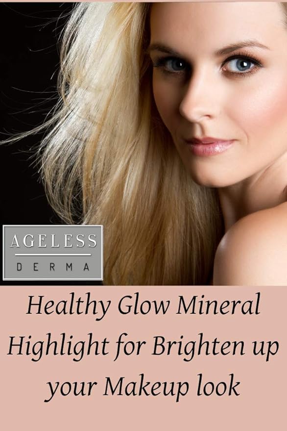 Healthy Mineral Highlighter powder Makeup. Vegan-Gluten and Paraben Free (Gold)