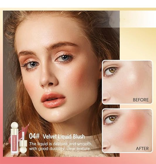Liquid Blush Long Lasting Waterproof Natural Moisturizing Blush Matte Shades Cheek Rouges