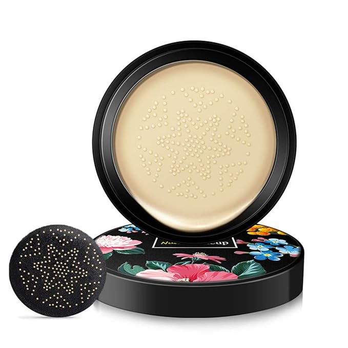 Mushroom Head Air Cushion BB Cream,Concealer Lasting Nude Makeup Moisturizing Pigment CC Liquid Foundation, Even Skin Tone Makeup Base Primer(Natural)