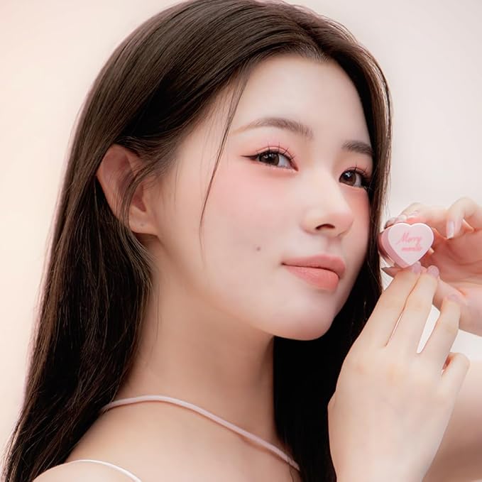 Cherry Heart Mega Tint – High-Pigment, Smudge-Proof Korean Lip Tint for All-Day Wear (05 Cream Cherry, 1 Count)