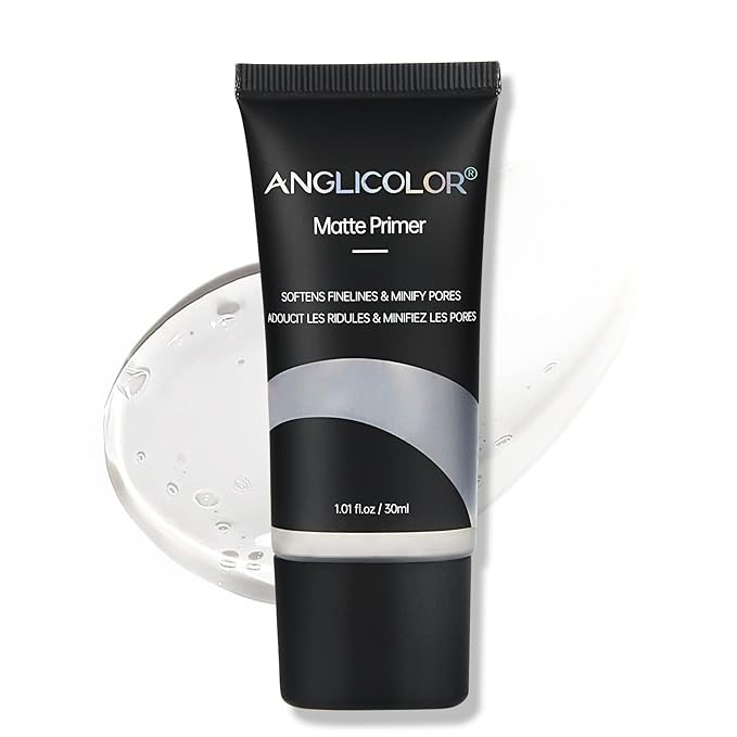 Matte Primer Face Foundation Primer Makeup Primer For All Skin Types,Long Lasting Hydrating Smoothing Isolated Moisturizing Oil Free Effect Make Up Base,Pore Minimizer (30ml) White