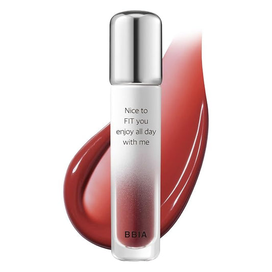 BBIA Water Fit Tint - Extreme Persistence Long-Lasting Watery Glow Fixing Tint Lightweight High Pigment Clear Colors Non-Smudging Glowy Finish Korean Daily Lip Makeup (05 LATTE IS BACK, Pack of 1)