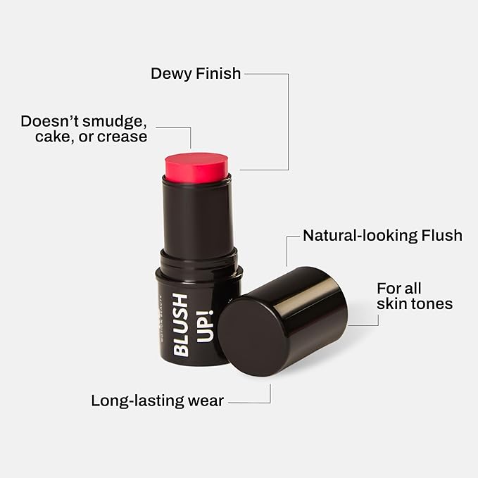 MB Cream Blush for Mature Skin, Cheek Color Stick for Older Women with Long-Lasting Glow, Lightweight Age Defying Formula (0.32 oz) by Avantic Beauty, Margot