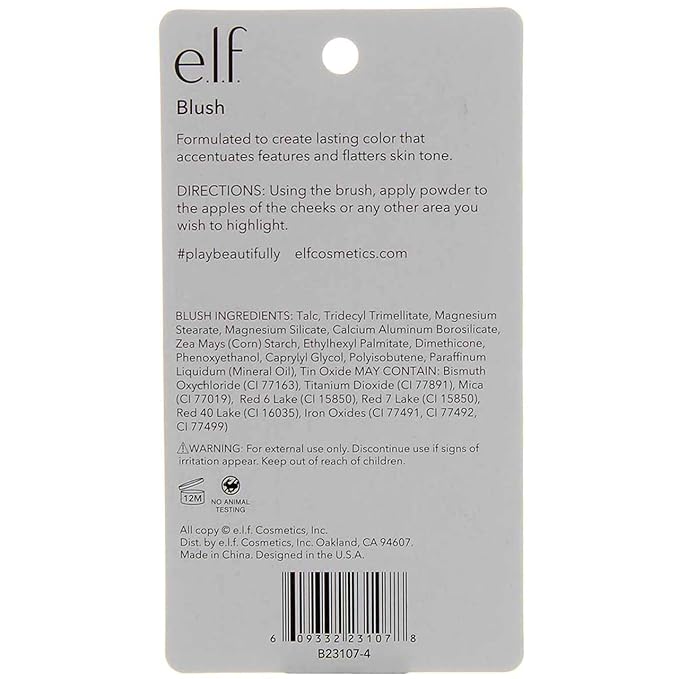 e.l.f. Blush with Brush, Blushing, 0.21 Ounce