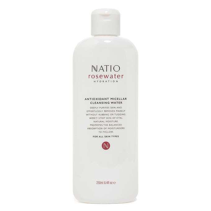Australia Rosewater Hydration Antioxidant Micellar Cleansing Water, 8.4 oz - Makeup Remover Face Cleanser - Facial Cleanser for All Skin Types