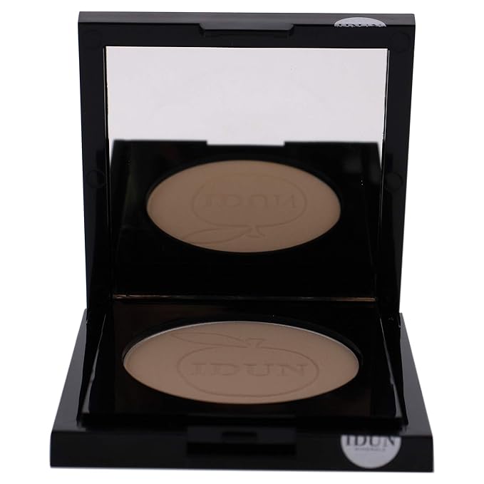 Setting Finishing Powder - Natural, Pigmented, Full Coverage Formula - Semi-Matte Finish - Velvety and Smooth Pressed - Cruelty Free, Vegan Makeup - Vacker 532 Light Warm - 0.12 oz