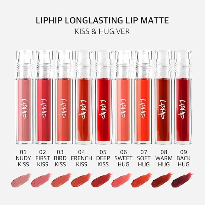 Matte Lip Tint #04 FRENCH KISS (Brown pink)/ Velvet, Lip Matte Liquid lipstick, Superstay Tint with a Highly pigmented Color, Long Lasting Lip Stain