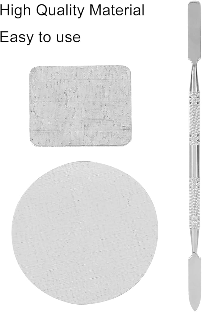 31pcs Metal Stickers for Eyeshadow Palette Set, Empty Eyeshadow Makeup Palette, Metal Stickers Colorful Empty Palette Sticker for Eyeshadow Palette Set (15Pcs Round + 15Pcs), Wholesale Business