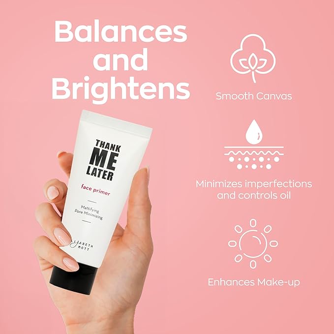 Elizabeth Mott Thank Me Later Makeup Base Face Primer (30g) & Dewy Setting spray 95ml & Setting Spray 30ml