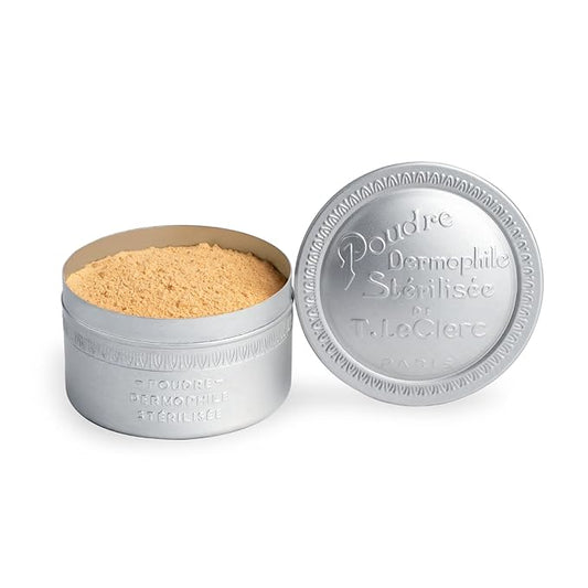 T. LeClerc Loose Facial Powder - Face Makeup Setting Powder Longwear, Blendable Mineral Minimizes Pores & Perfects Skin Tones Blurs Fine Lines Foundation, Concealer, Smoothes, Mattifies (Apricot)