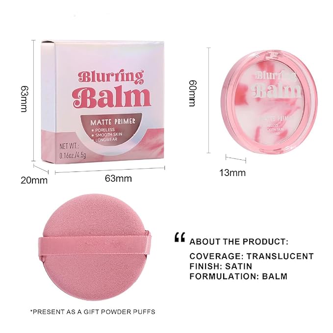 Matte Concealer Makeup Setting Powder with Puff, Three-Dimensional Contouring, Natural, Lightweight, Waterproof, Oil-Controlling, Non-Stuck Matte Concealer Powder