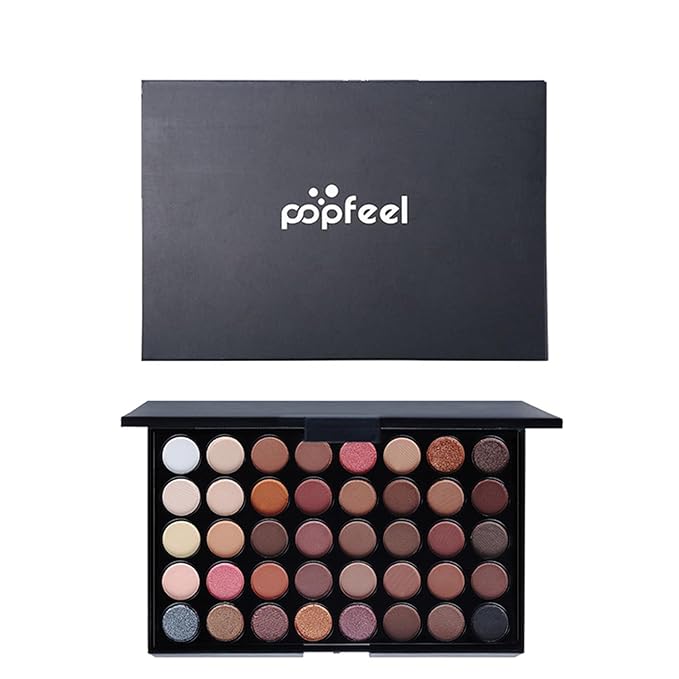 Eye Makeup Kits for Women, Eye Makeup Set for Beginners, Mother's Day Gifts for Mom, Makeup Essential Bundle Includes Eyebrow Pencil, Eyeliner Pen, Mascara, Eyeshadow Palette with Eye Brush