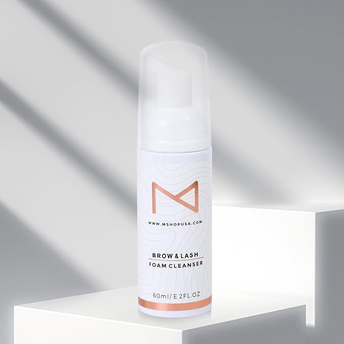 M - Permanent Makeup Brow & Lash Foam Cleanser For Eyelash Extensions, Microblading, Powder Brows, Eyebrows, Nano Brows, Permanent Make Up 60ML