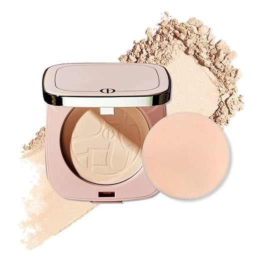 Face Compact Powder Makeup ,Pressed Powder Long Lasting Oil Control Waterproof Sweatproof Powder,Makeup for Flawless Finish All Day,Dating artifact(8030)
