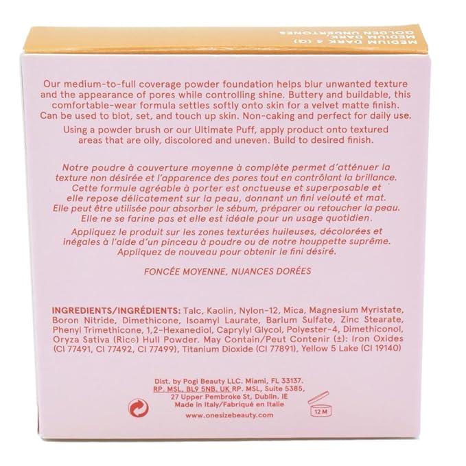 ONE/SIZE by Patrick Starrr Turn Up The Base Versatile Powder Foundation Medium Dark 4 (G)