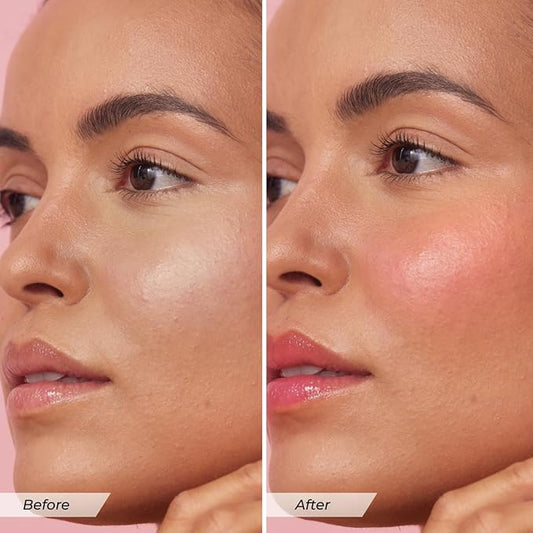 MCoBeauty Big Beauty Love Cheek And Lip Tint - Luminous Pop Of Buildable Color - Quick-Drying And Long-Wearing - Blurs The Lines Between A Dewy Gloss And A Stain - Youthful Glow - Blush Red - 0.34 Oz