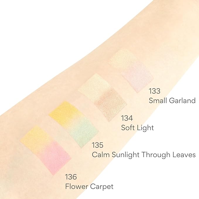 Paul & Joe Face & Eye Color CS, Pink, Yellow, Eyeshadow and Cheek Blush, Soft and Clear color,133 Small Garland, 0.12 oz