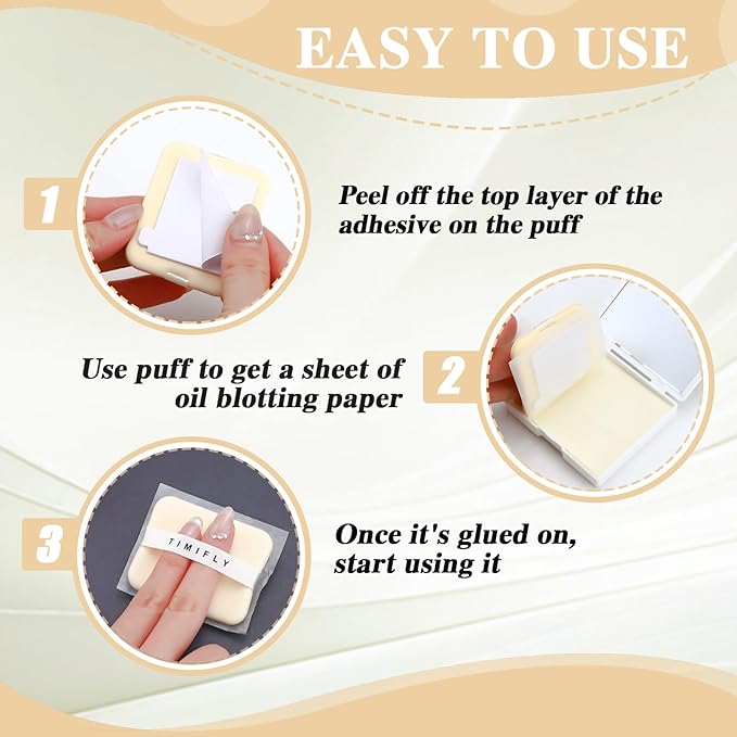 Facial Blotting Papers with Organizer, 1000 pieces Gardenia oil blotting sheets, long-lasting oil control (Cape Jasmine)