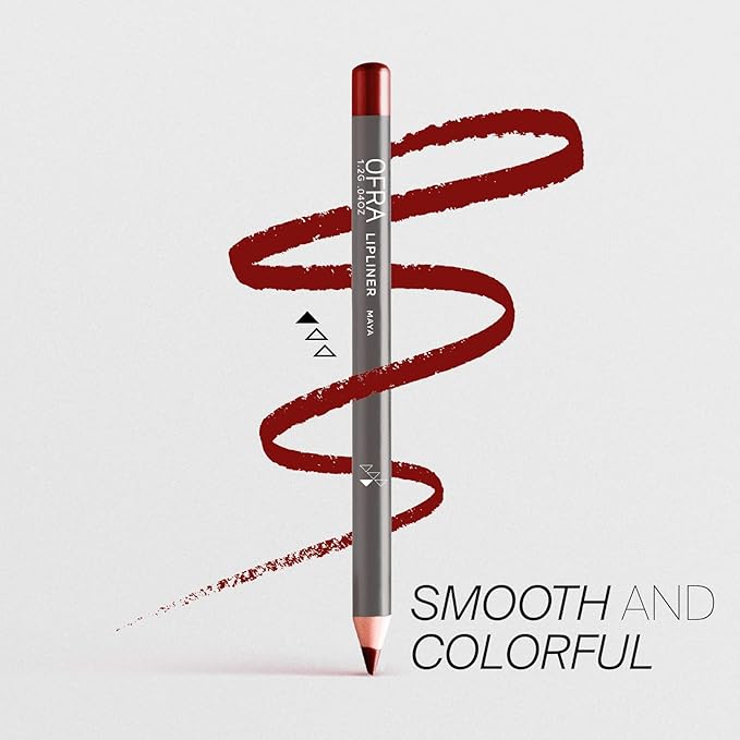 OFRA High-Pigment Lipliner Pencil - Maya | Creamy, Glide-On Formula | Long-Lasting Wear | 0.04oz