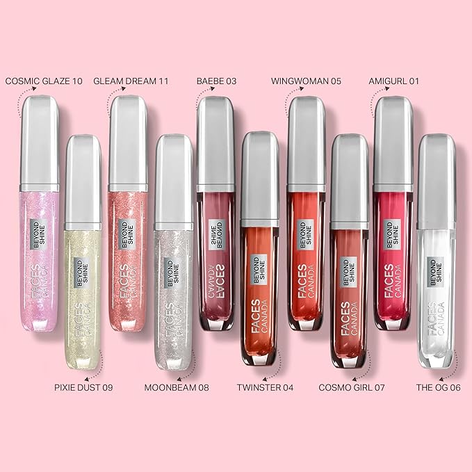 Beyond Shine Lip Gloss - Baebe 03 | High Shine Non-Sticky Formula for Smooth, Glossy Finish | Moisturizes & Enhances Natural Lip Color | Lightweight Wear | 0.114 Fl Oz (3.8ml)