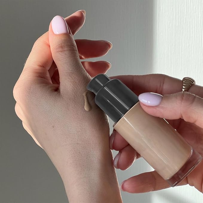 2PCS Replacement Foundation Pump Makeup Pump Dispenser Compatible with Estee Lauder Foundation Bottles Fits MAYBLLINE and MAC Bottles