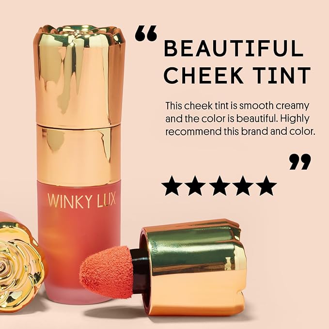 Winky Lux Cheeky Rose Darling Liquid Blush and Nova Liquid Highlighter