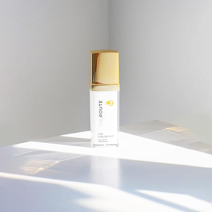 The Route Beauty THE GIRLFRIEND Skin-Loving Glow Primer: Comforts, Hydrates and Blurs (1.0 Fl Oz)