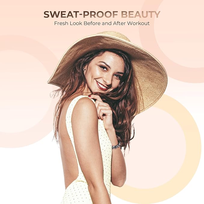 (Light Tan) (5gm Jar) FOUNDATION Mineral Makeup with SPF 18+, Full Coverage Matte Loose Powder, Bare Face Cosmetics