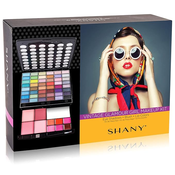 SHANY Glamour Girl Makeup Kit Eye shadow/Blush/Powder - Vintage