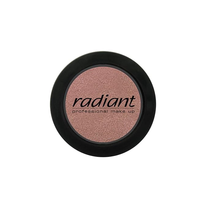 Radiant Professional Blush Color - Pressed Powder Compact Blusher in Matte & Pearly Shades - Suitable for Most Skin Types - Easy to Apply - 4 grams - Apricot (112)
