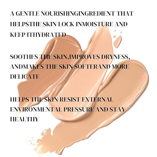 Peptide Bounce Foundation, Hydrating,The Moisturizing Concealer, Age-Defying Foundation, long-lasting, providing concealer, the skin and brightening the complexion(Dark Skin Color)