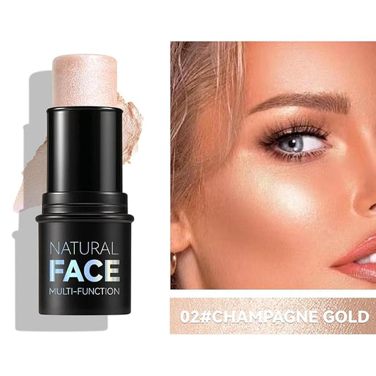 3 Pcs Contour Stick Set Multi Face Makeup Pencil Kit Shades Highlighter Stick Bronzer Stick Blusher Stick Waterproof Long Lasting Contour Stick Smooth Natural Contouring Illuminator