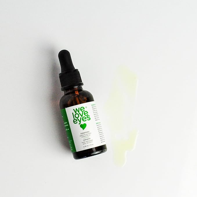 We Love Eyes - Rosemary Eyelid & Eyelash Cleansing Oil - Allergen Removal - Preservative-Free - Rosemary Oil - 30ml