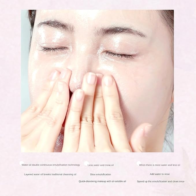 Novo Soothing Makeup Remover Oil – Hydrating, Non-Irritating, Deep Cleansing for Face, Eyes & Lips, Olive Oil, Vitamins E/A/D, Chamomile & Aloe, Dual-Phase Emulsification, For All Skin Types.