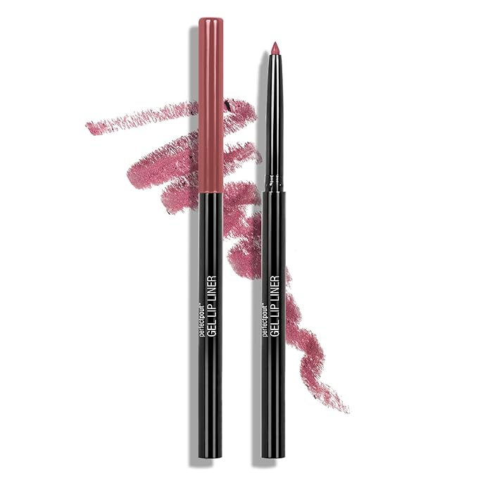 wet n wild Perfect Pout Matte Retractable Gel Lip Liner Pencil & High-Shine Lipstick Lip Color Makeup Bundle, 2 Piece