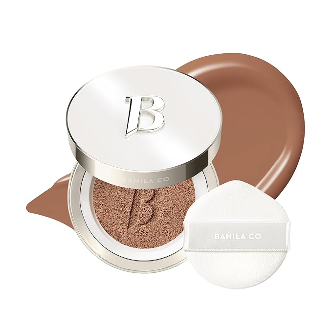 BANILA CO Covericious Ultimate Cover Cushion | Up to 100HR Long-Wear Foundation | 20 Shades for All Skin Tones | Matte & Lightweight Finish | Korean Cushion Foundation (14g / 0.49 oz), 36W MACCHIATTO