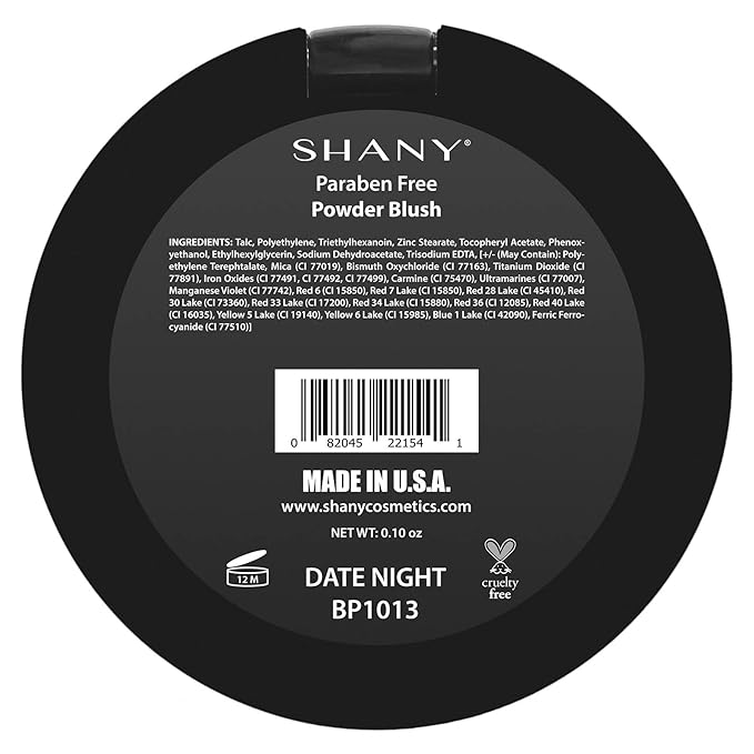 SHANY Paraben Free Powder Blush - DATE NIGHT