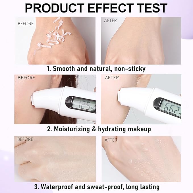 3 In 1 Primer for Face Before Makeup, One Step Color Correcting Primer, SPF 50, Hydrating, Oil Control Facial Serum & Color Correcting Moisturizer, SPF Cream, Even Skin Tone, Natural & Sheer Finish